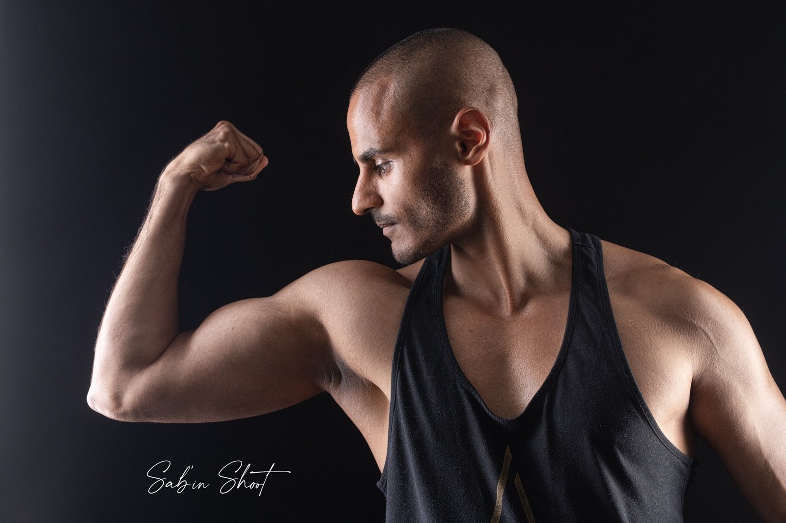 Portrait individuel en lumière de studio par Sab’in Shoot
